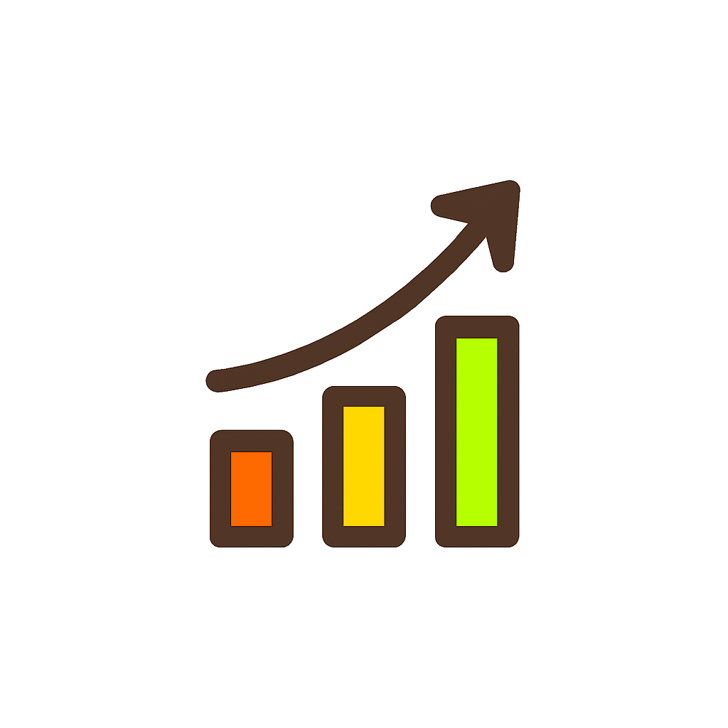 growth chart icon